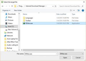 Now Double-Click On IDMan.exe 
